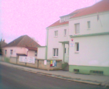 Budova CVČ Senica pohľad z parku