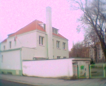 CVČ Senica pohľad na garáže