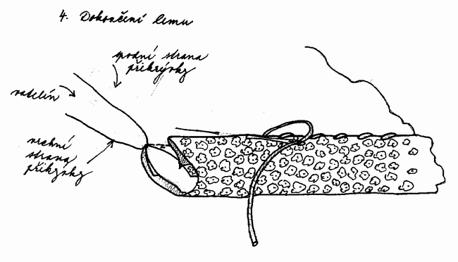 Obr. 4 - dokonceni lemu