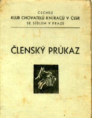 �lensk� pr�kaz Klubu chovatel� kn�ra�� z roku 1967