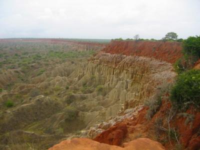 Moonscape at the Kwanza River mouth in Angola.