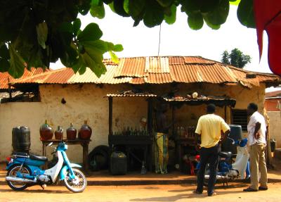 Beninese gas station.