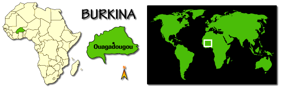 Burkina Faso map