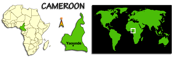 Cameroon map