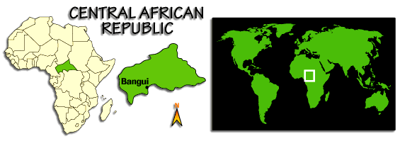Central African Republic map