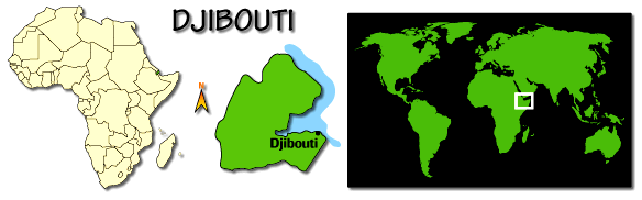 Djibouti map