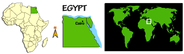 Egypt map