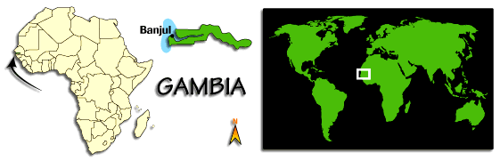 Gambia map