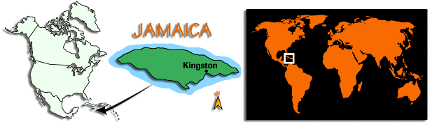 Jamaica map