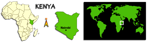 Kenya map