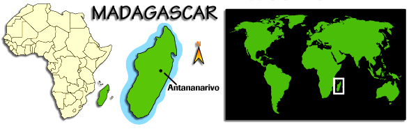 Madagascar map