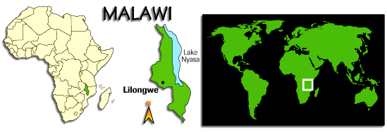 Malawi map