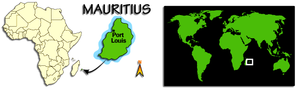 Mauritius map