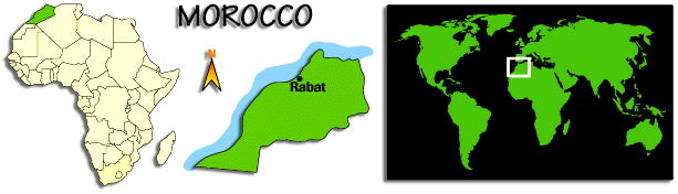 Morocco map