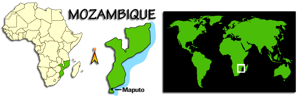 Mozambique map