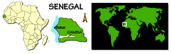 Senegal map