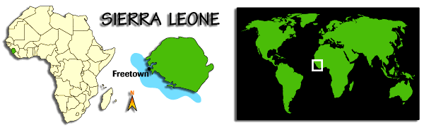 Sierra Leone map