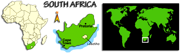 South Africa map