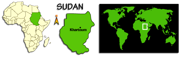 Sudan map