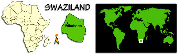 Swaziland map