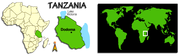 Tanzania map