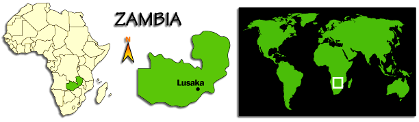 Zambia map