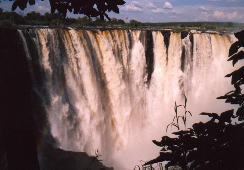 The fraction of Victoria Falls, Zimbabwe. Photo by Serena Bowles at www.pbase.com.